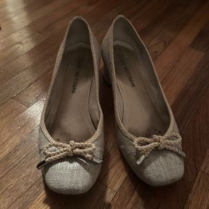 Stuart Weitzman block heels - plenty of life left!